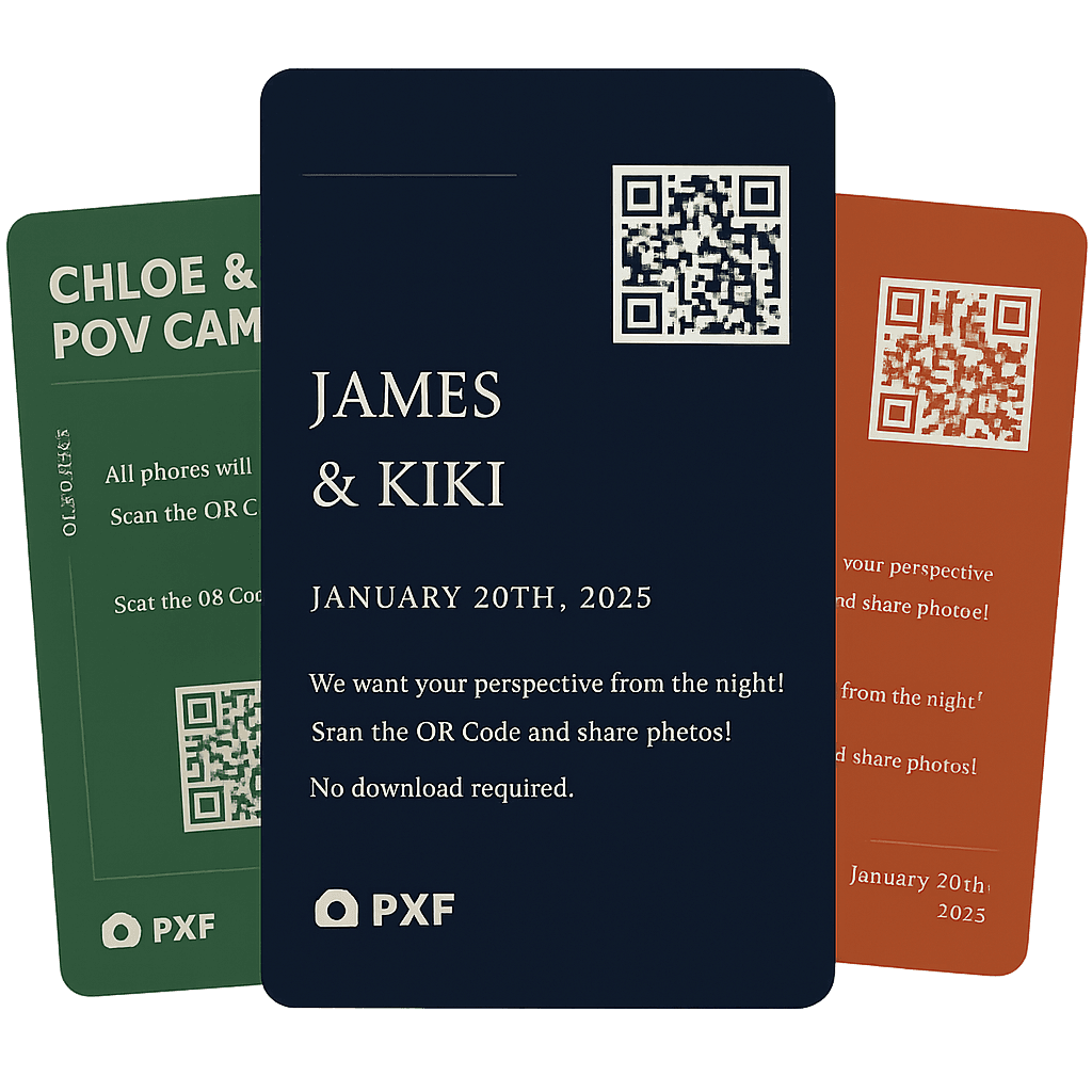 QR code templates for events