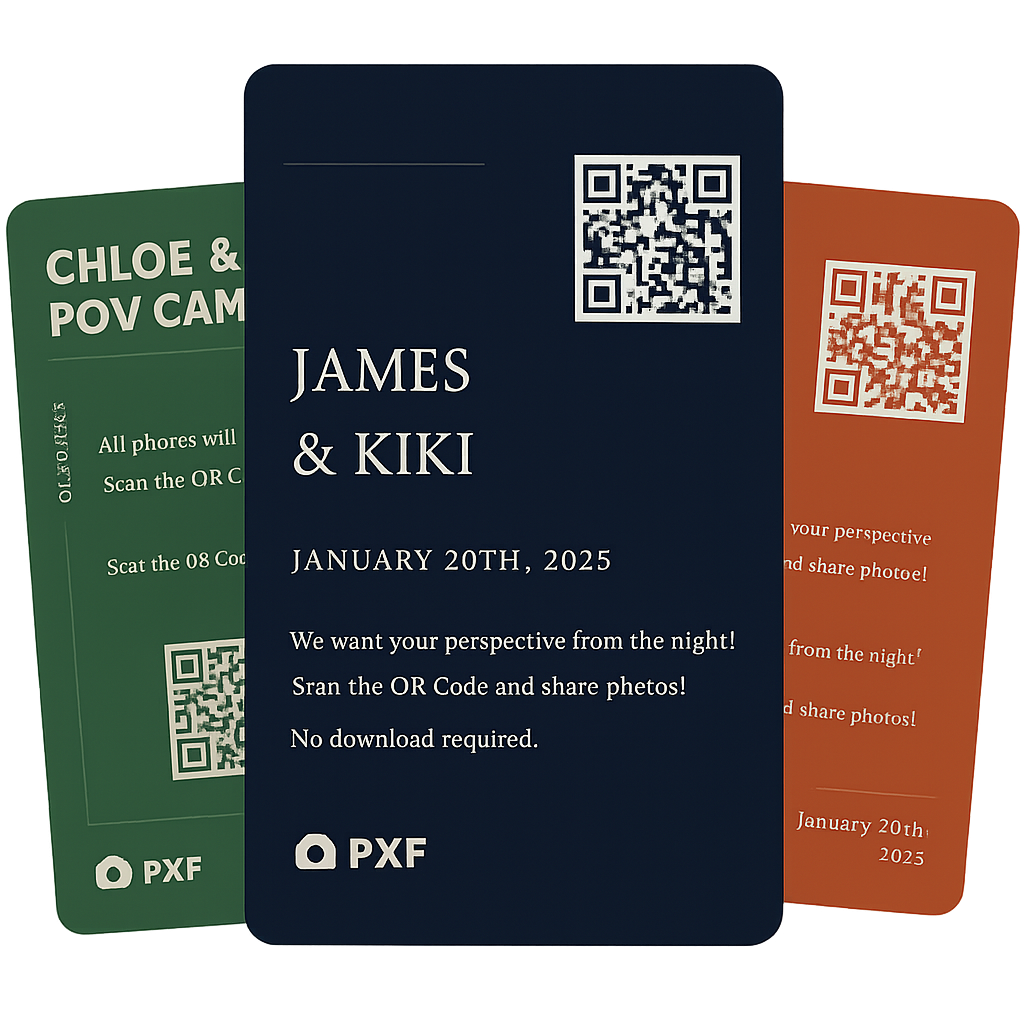 QR code templates for events